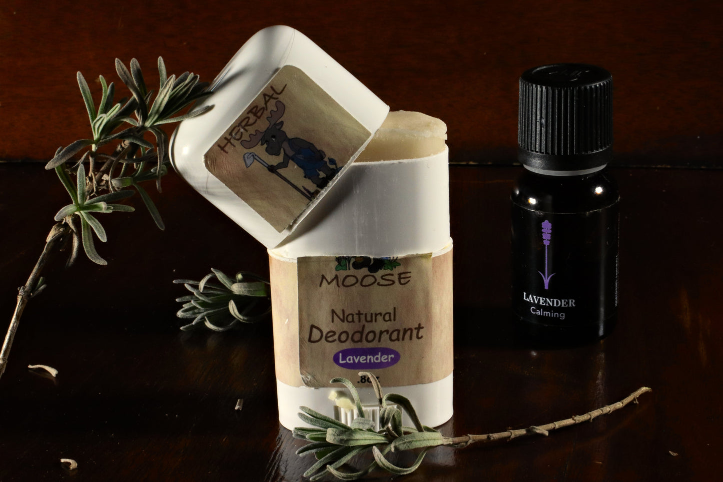 Herbal Moose Natural Deodorant.