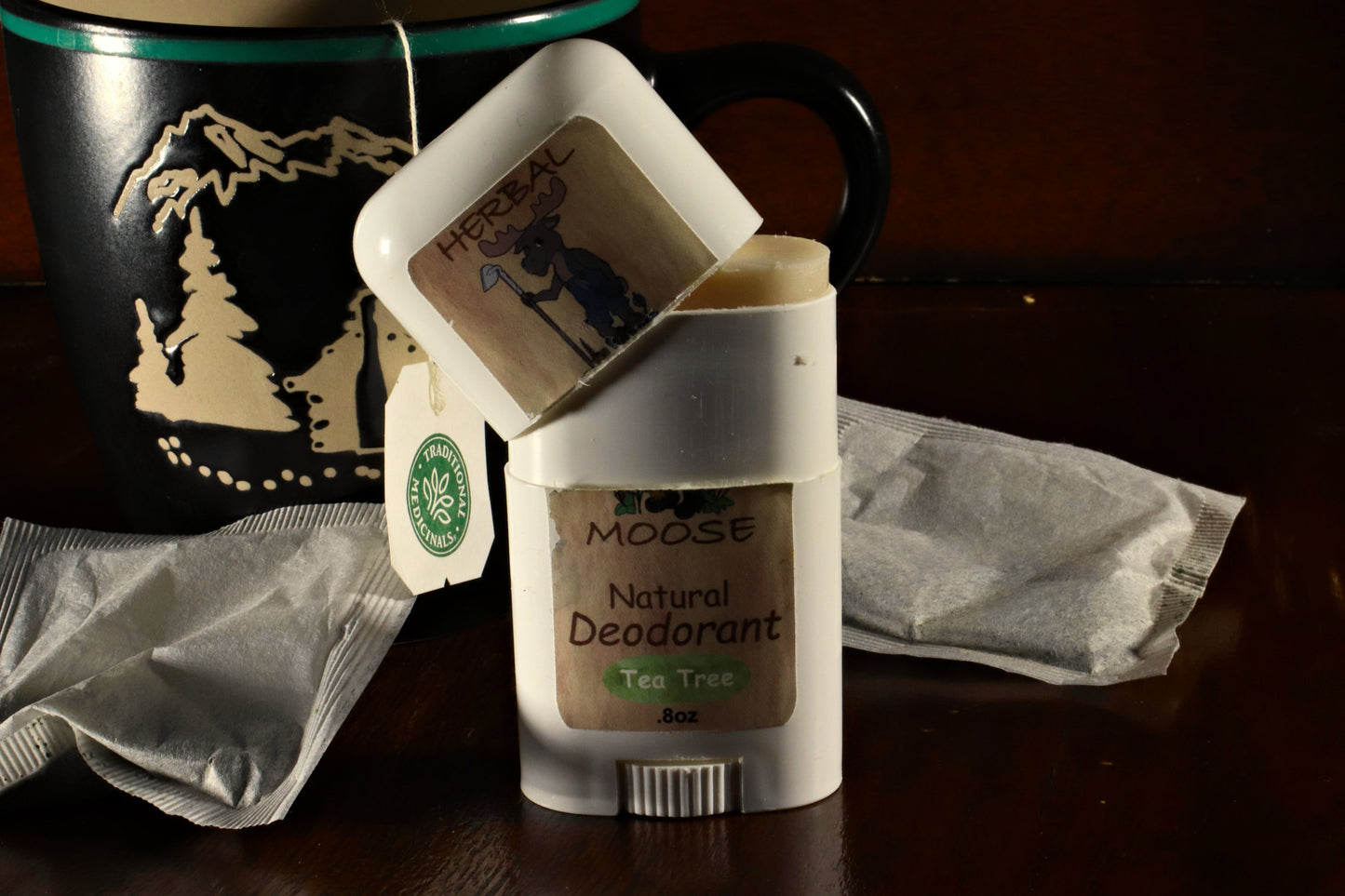Herbal Moose Natural Deodorant.